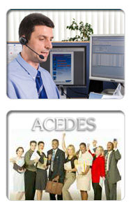 acedes technical support and team of sales, designers andengineers